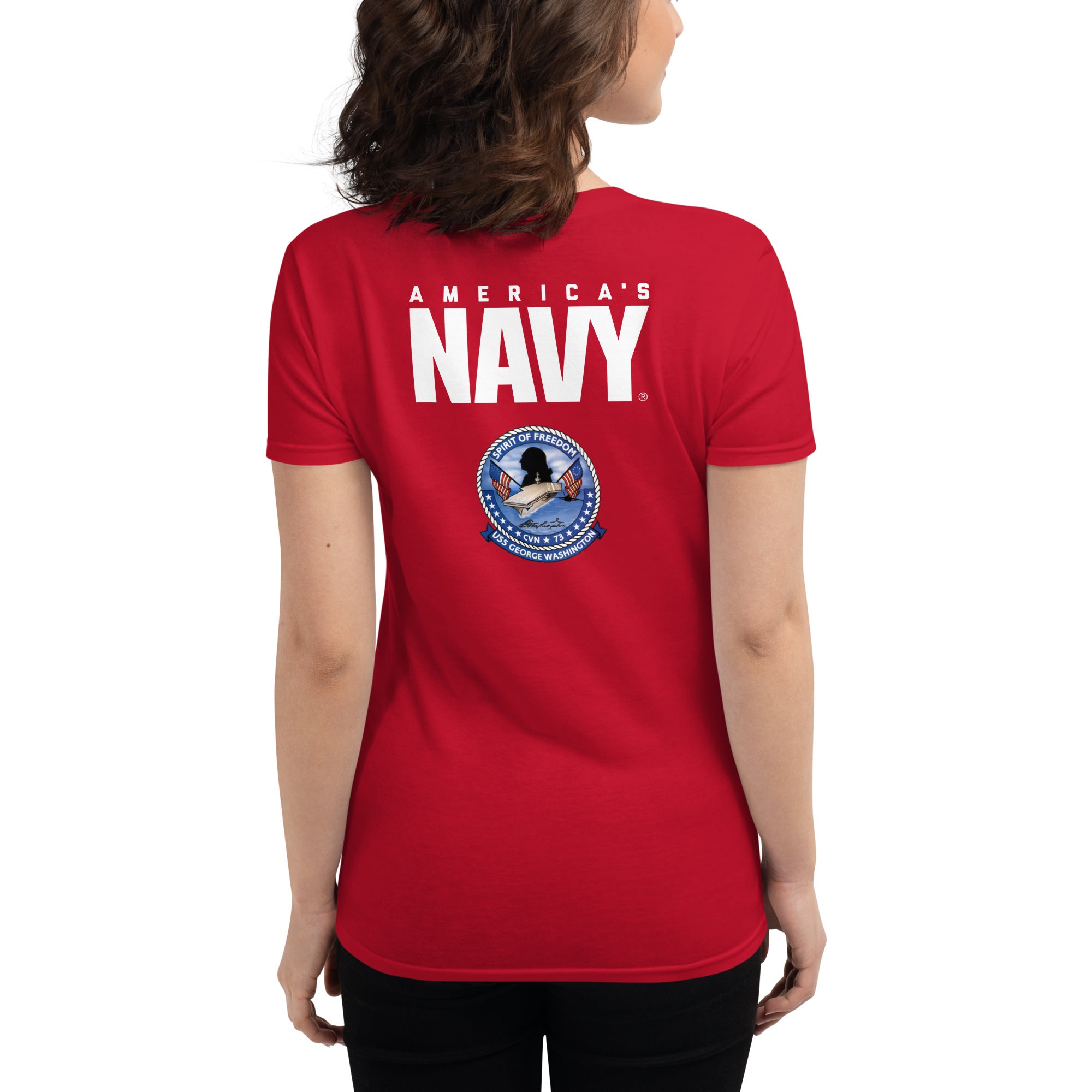 USS GEORGE WASHINGTON Proud Women's t-shirt