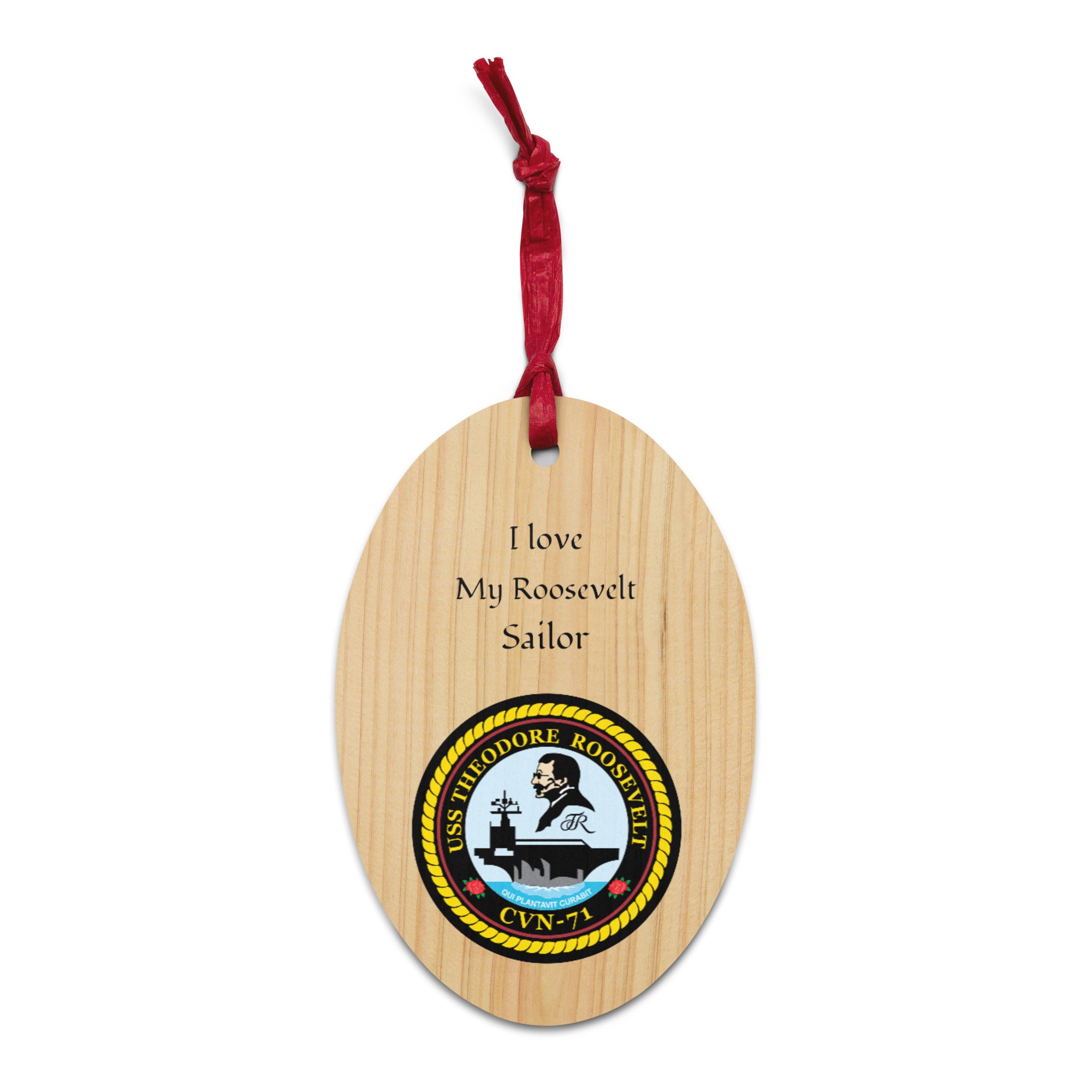 USS THEODORE ROOSEVELT Wooden Ornaments