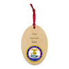 USS JOHN C. STENNIS Wooden Ornaments